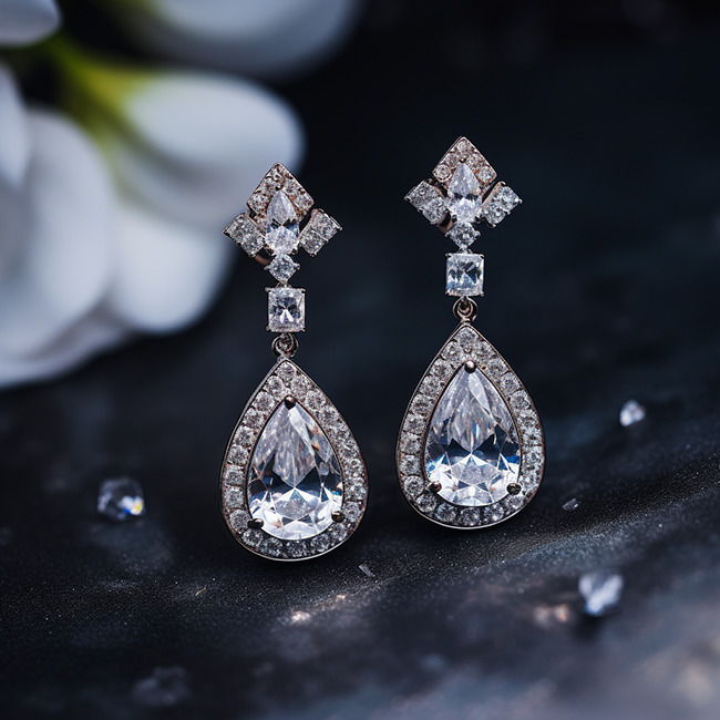 How to style with lab grown diamond earrings