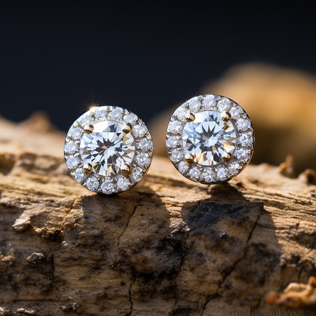 What makes lab grown diamonds a good choice for earrings