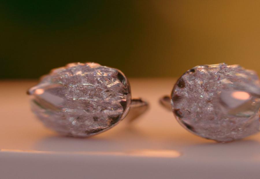 Overview of lab-grown diamond earrings 
